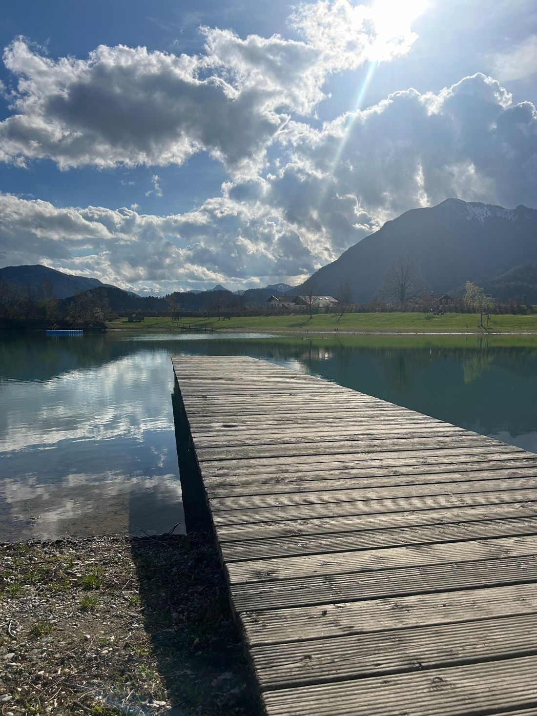 Badesteg am Reifinger See