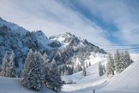Hochfelln Seilbahn im Winter