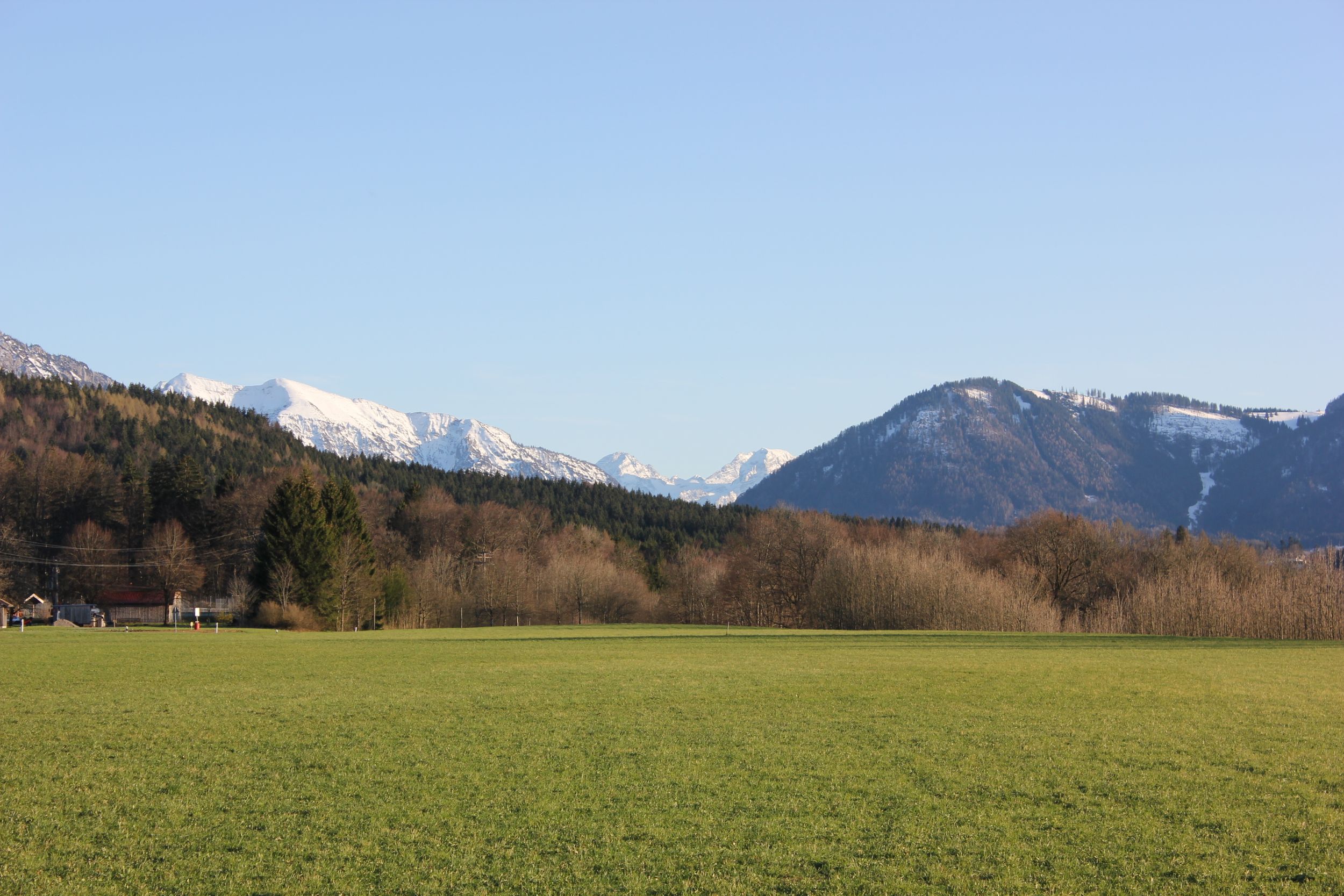 Blick auf die Berge