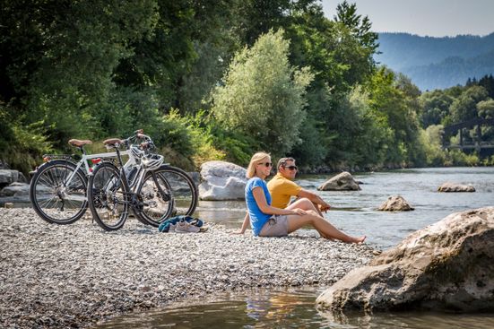 Rast an der Tiroler Ache
