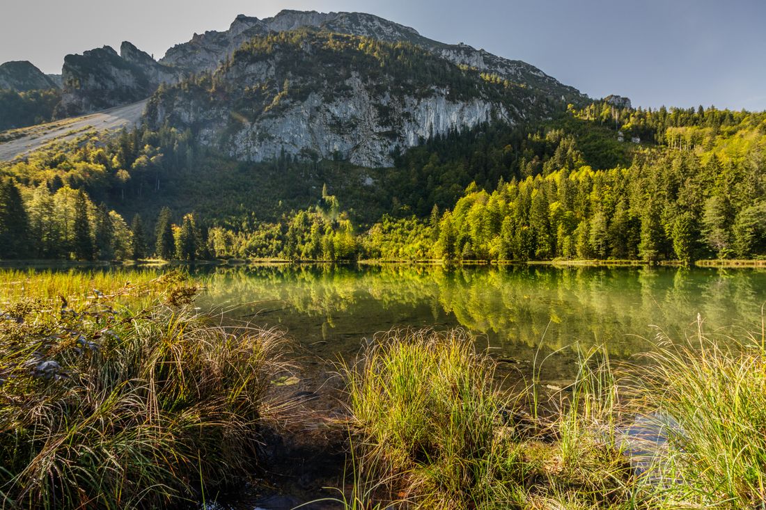 Der Frillensee in Inzell im Chiemgau
