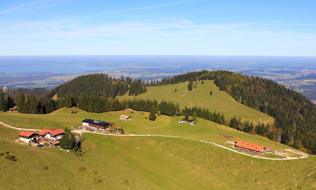 Bründling Almen mit Chiemsee-Blick