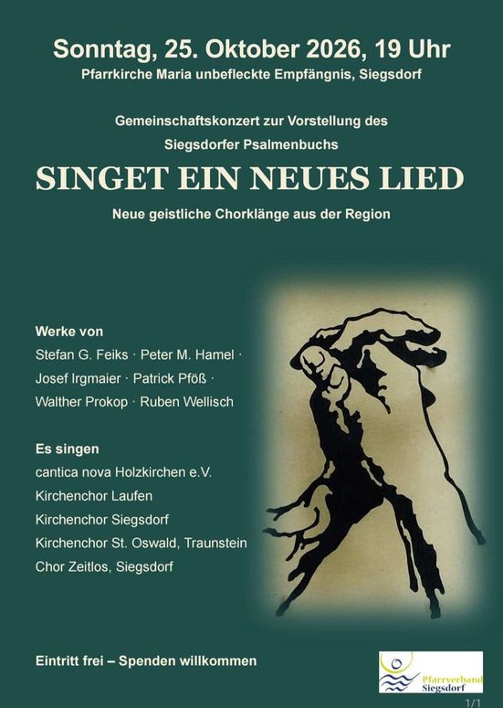 Gemeinschaftskonzert in der Pfarrkirche Siegsdorf